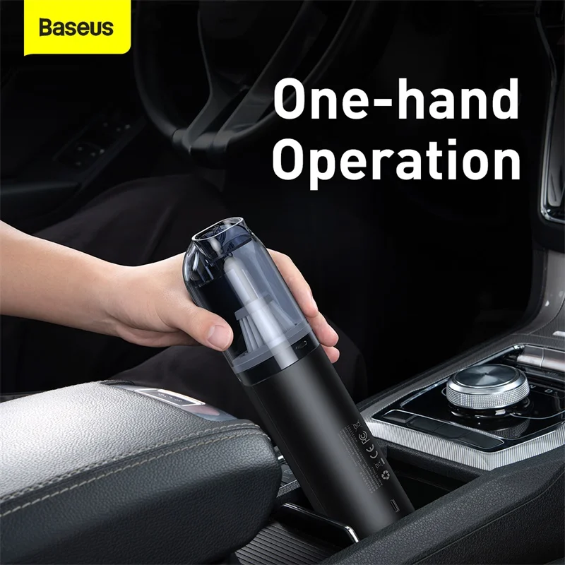 Baseus Type C Charge 30W 4000Pa Handheld Auto Portable Robot Aspirador Carro Home Office Car Vacuum Cleaner