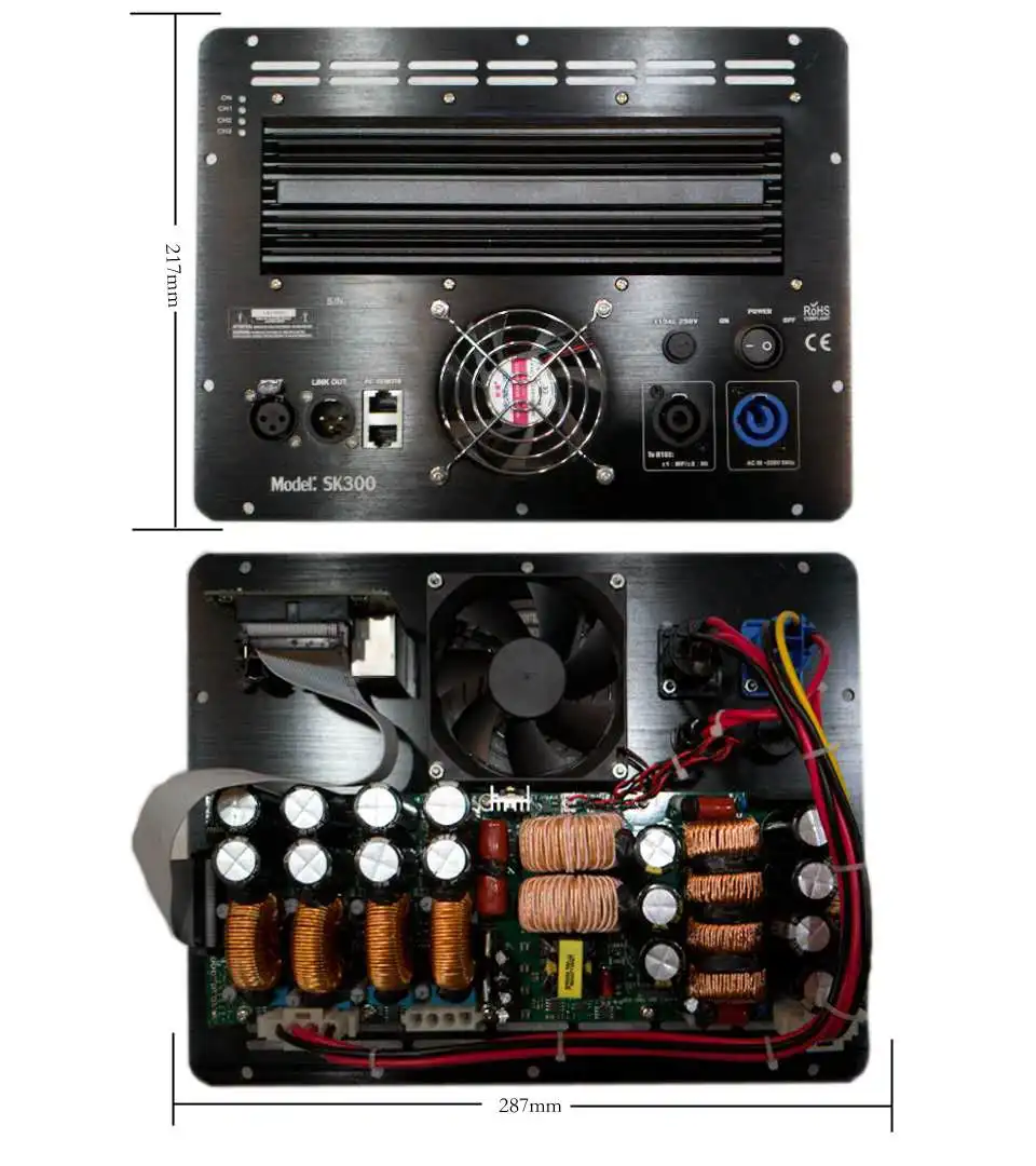 amplifier module for sub woofer with DSP