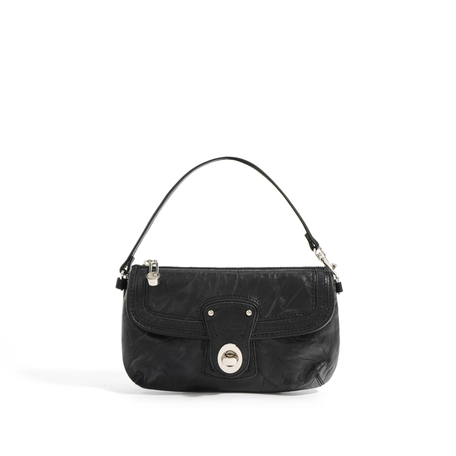 Wholesale soft cowhide mini handbag Trend ladies genuine leather chain sling shoulder bag Simple fashion crossbody bag for women