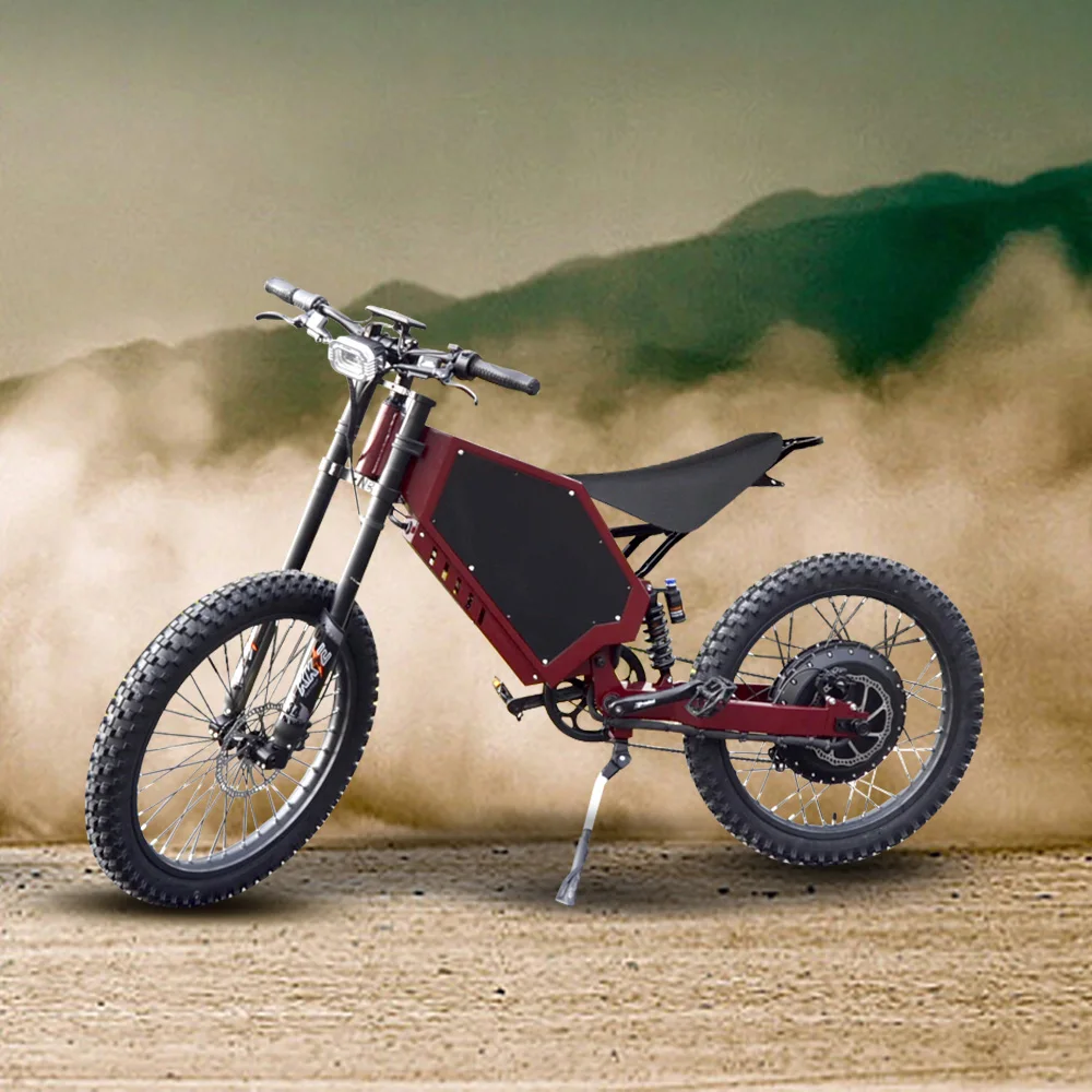 Green power mountain uk high power steal-th bomber electric bike army green color
