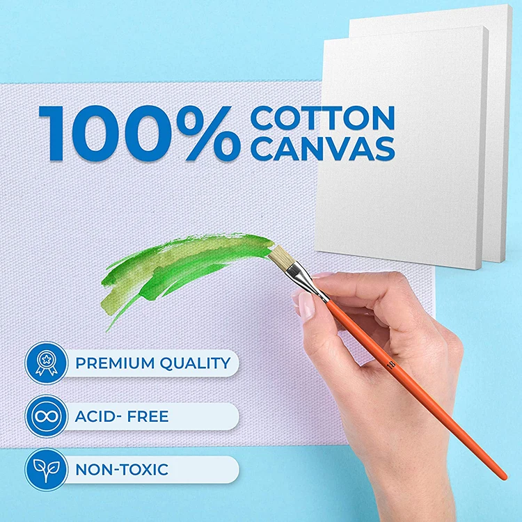 Art Supply 41pcs Oil Paint Set Canvas Painting Artist Paint Oil Brush with Table Easel