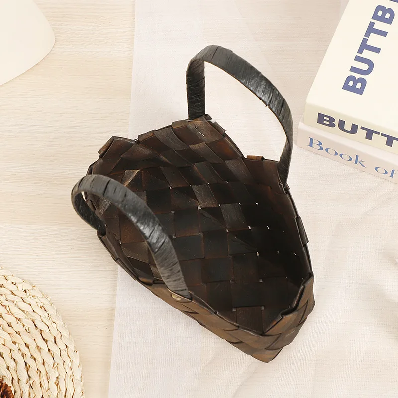 Best Selling Bamboo Basket Rustic Handmade Flower Natural Bamboo Planter Basket Modern Decorative Competitive Price
