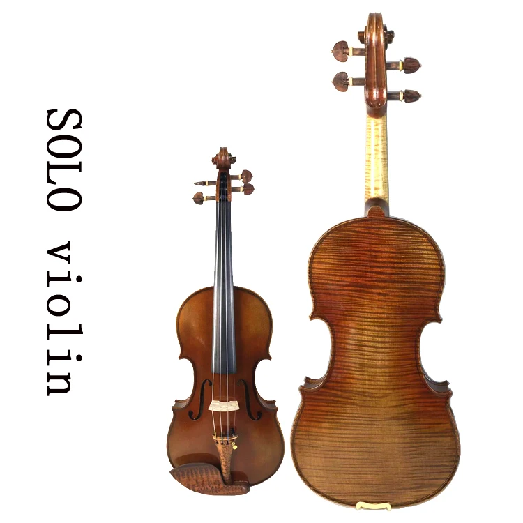 4/4 Adult Handmade Solo flame maple Violin