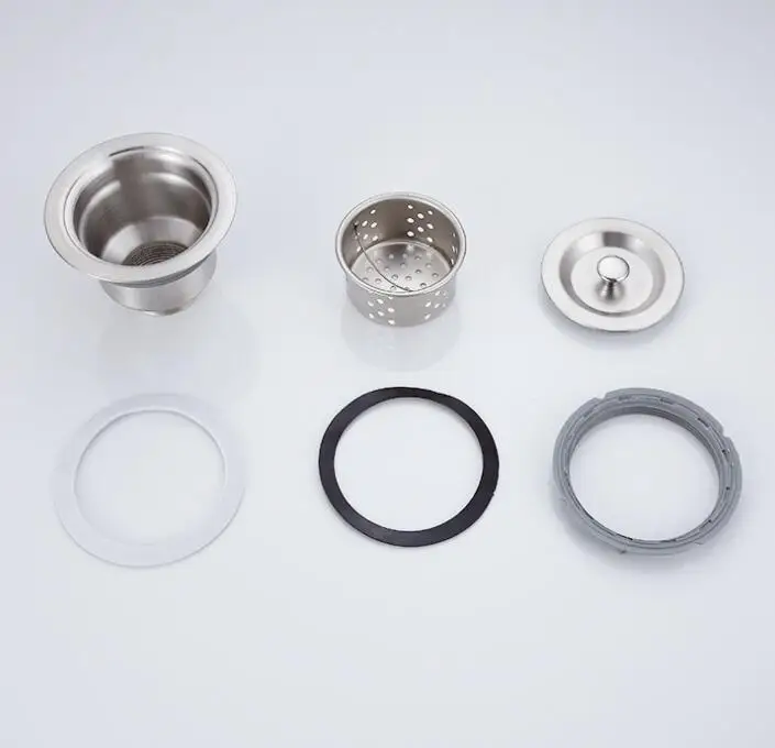 304 stainless steel kitchen wash basin, single tank water receiver, sink water receiver