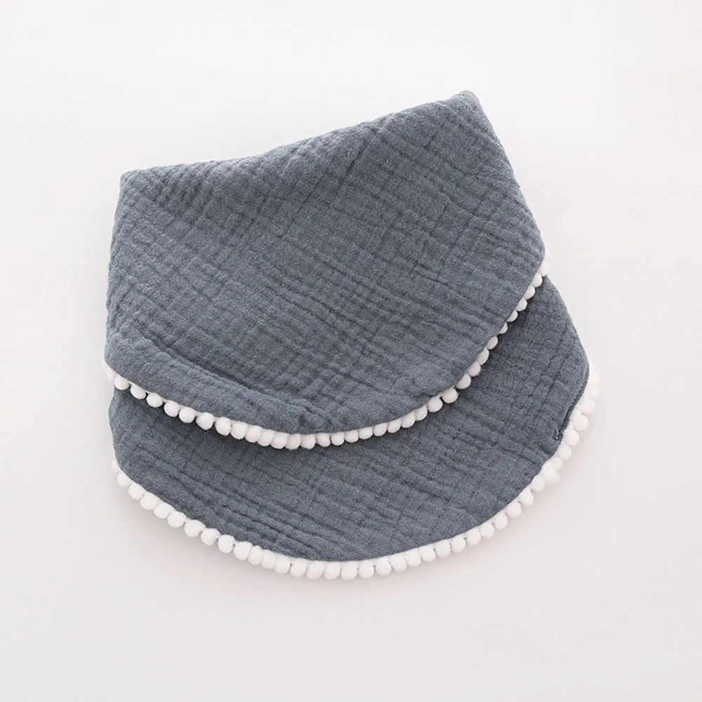 Wholesale Muslin Weaning Minky Dot Large Infant Korean Oem Baby Drool Bib