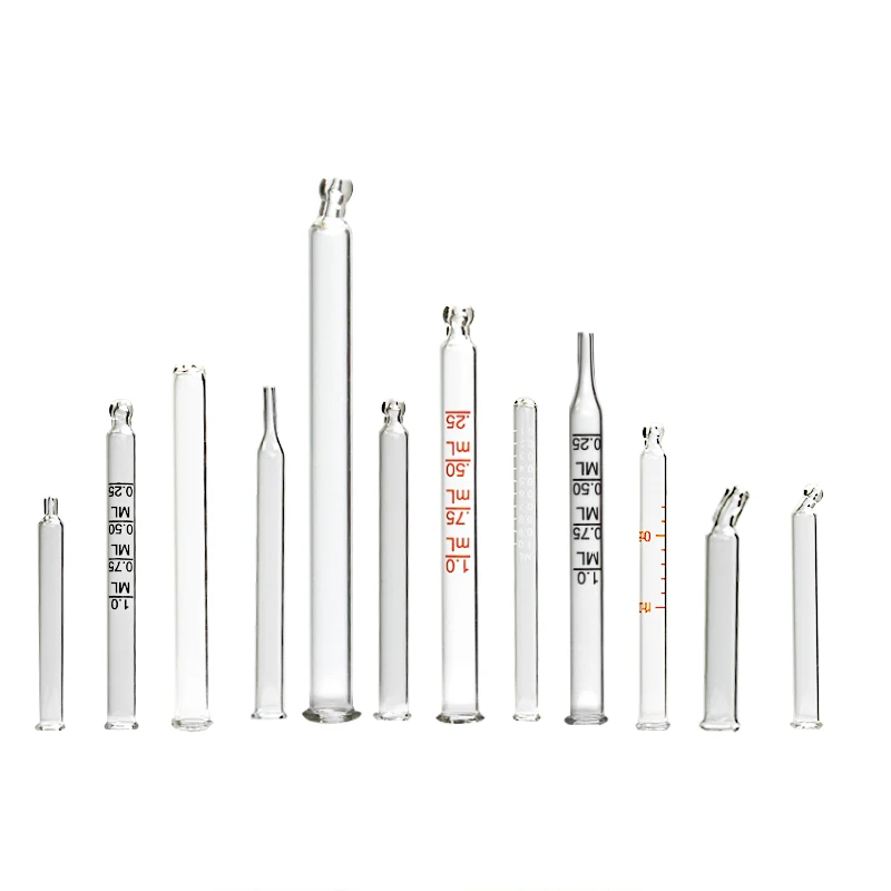 2019 new empty hyaluronic acid glass ampoule with opener