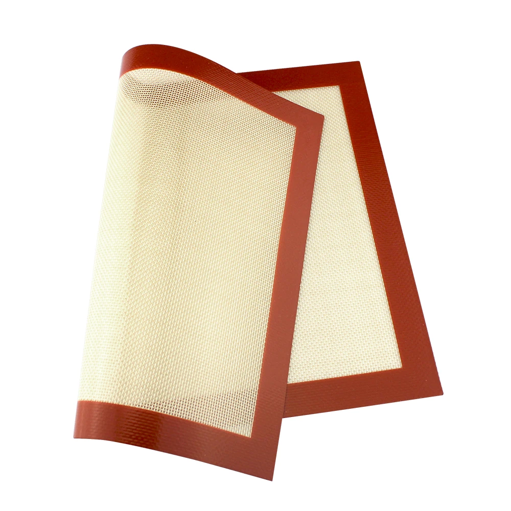 Заводская поставка, силиконовый коврик для выпечки, 100% пищевая сетка из стекловолокна толщиной 0,7 мм