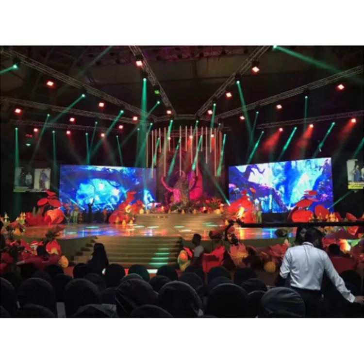 4K Projector Billboard Ip65 Hard Connection Rental P2.9 Fixed Large Outdoor Screen Video Wall P3.91