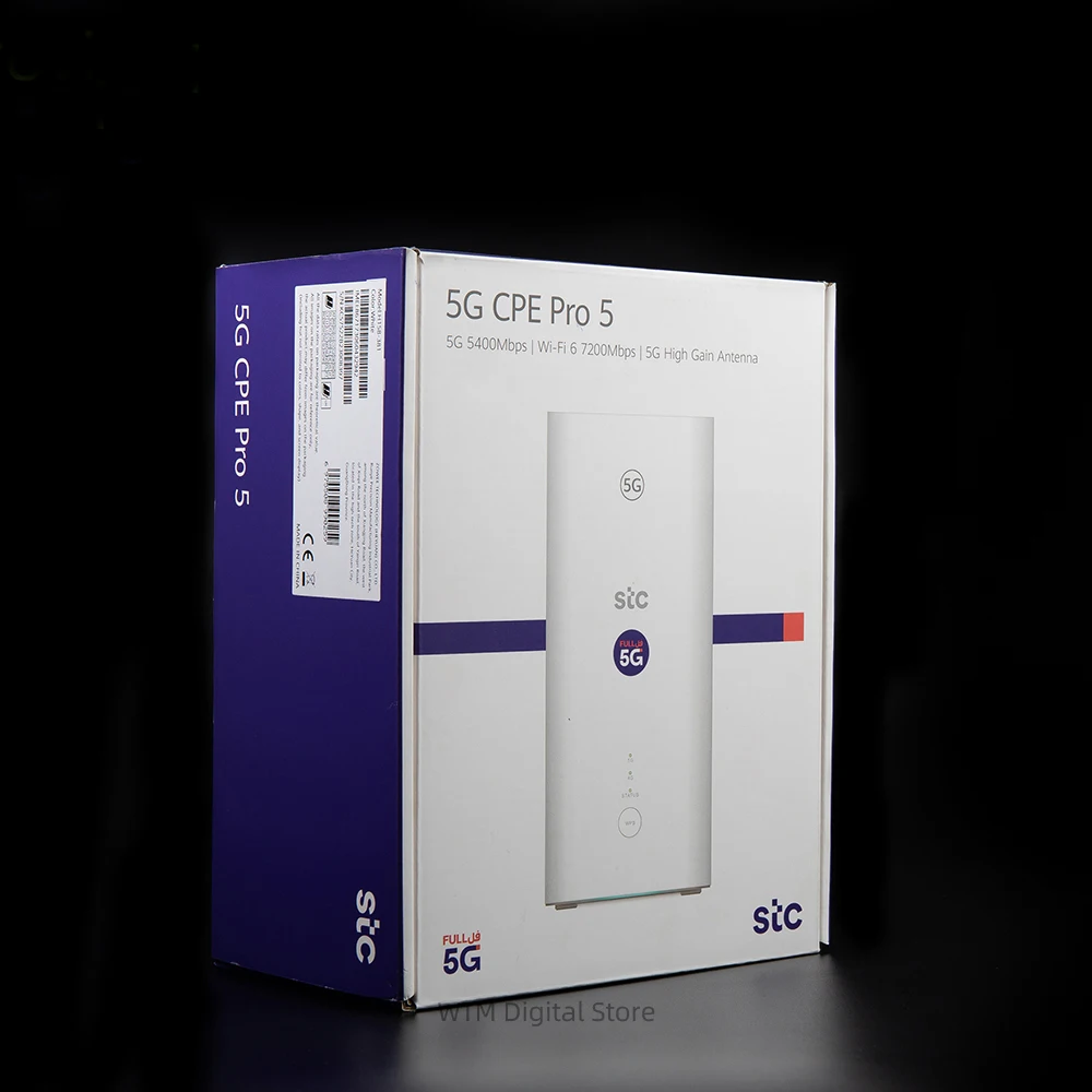 Unlocked For HUAWEI 5G CPE PRO 5 H158-381 DL Speed 5.4Gbps WiFi 6 7200Mbps RJ11 4G LTE Cat20 5G WiFi Router With Sim Card Slot