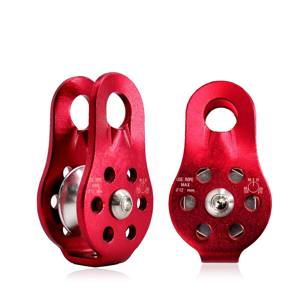 Gear Lineman Tools Arborist Shave Pulley Wheels Bearings Tree Climbing Equipment Stamping aluminum alloy CE/EN certified