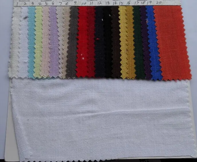 100% pure linen stone washed fabric for USA customer