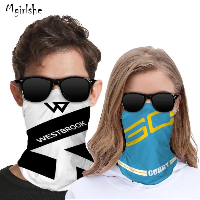 
Mgirlshe New Hot Selling Basketball Sun Protection Cycling Outdoor Sports Neck Gaiter Bandanas KOBE Fabric 3D Printed Fashion 