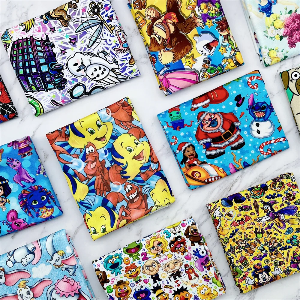 Women Dress Spandex Single Jersey Custom Fabric Digital Printing Cotton Print On Fabric