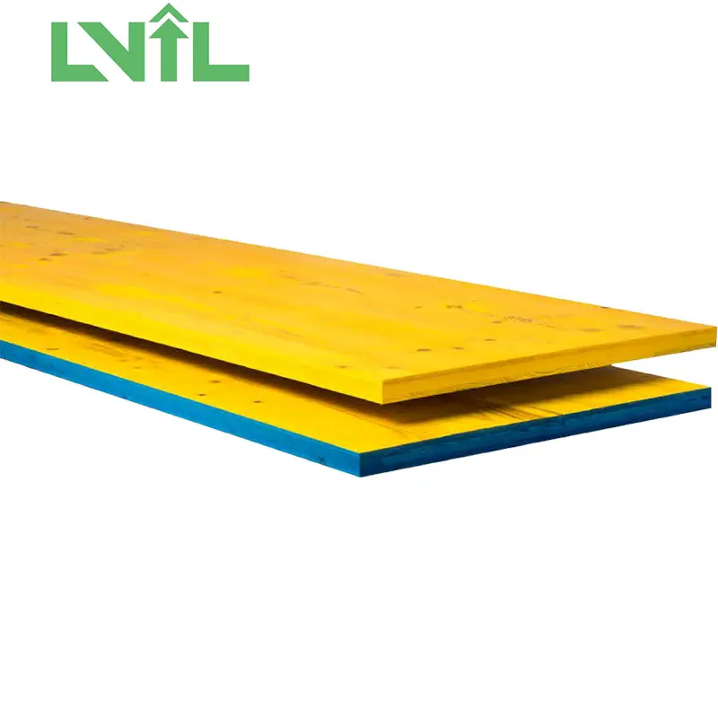 LVIL  spruce/fir 3-ply shuttering plywood 21/27 formwork panels yellow three layer plywood