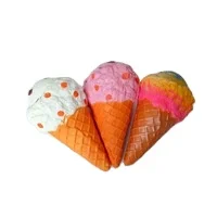 2020 factory direct sale PU Squishy slowly rises giant cute colorful ice cream simulation food sticky pressure toy