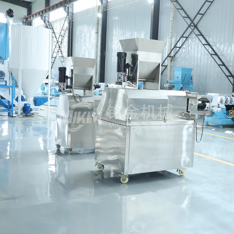 snack food extruder puffed snack machinery puffed food machine rice based puffed snacks processing machine