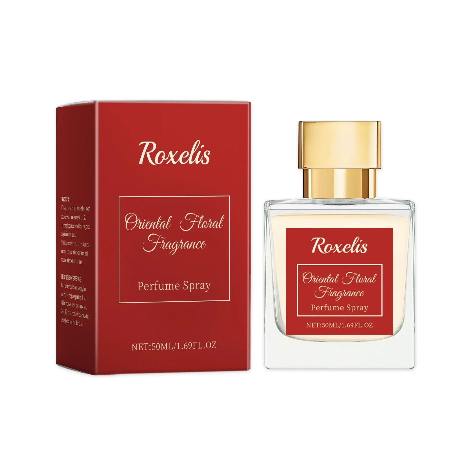 Oriental Floral Body Spray Perfume for Women Fresh and Elegant Rose Scent Convenient Portable Fragrance Mist