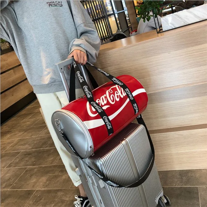 Personal Customized Style Large Capacity Waterproof Duffel Bag Luggage Bag With Side Pocket Shoes Compartment For Travel Fitness