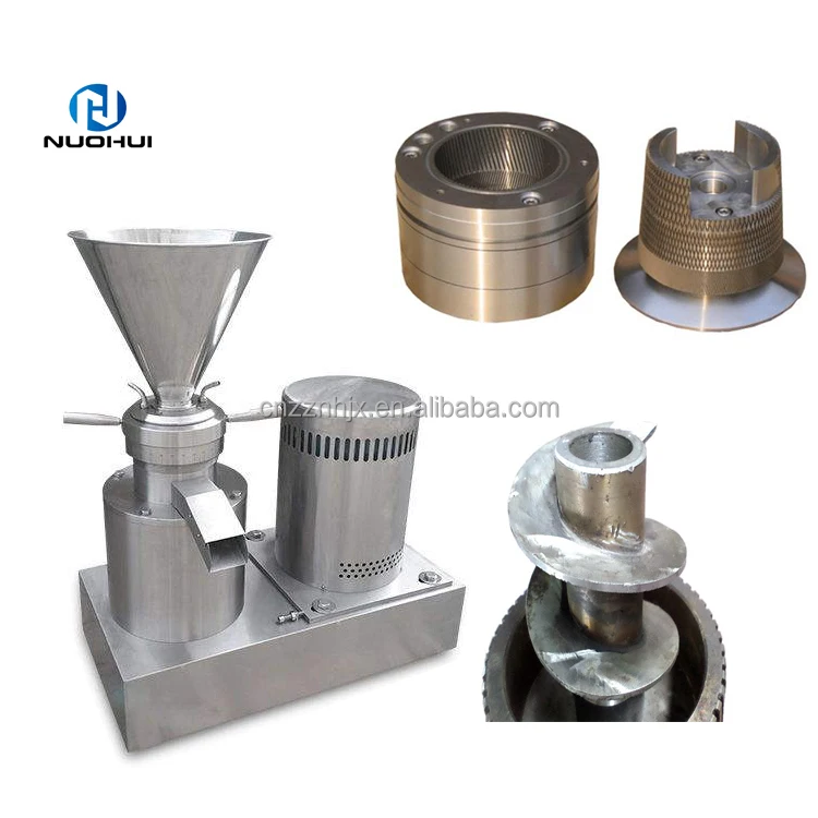 peanut butter grinding machine tahini grinder wet colloid mill food grinding machine chili sauces tomato red bean grinder