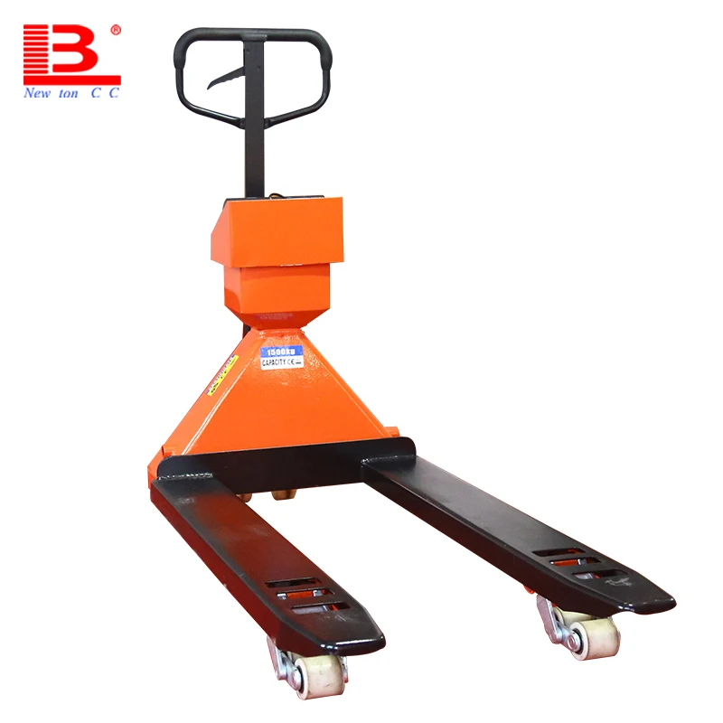 Hot Sale Manual Pallet Truck with Scale and Printer for Hand Hydraulic Jack Trolley Cargo Handling Equipment