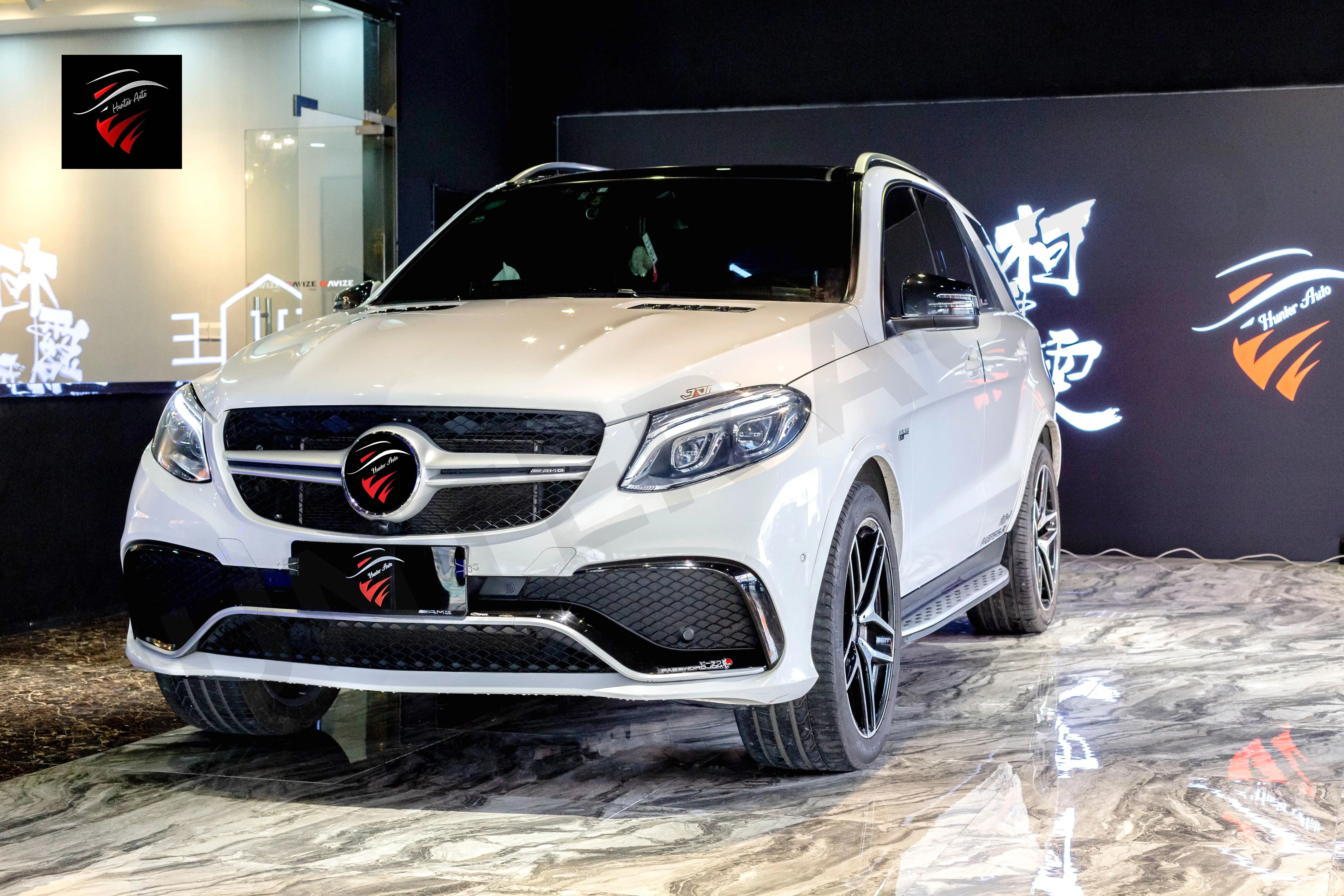  Комплекты корпусов MB GLE W166 gle63 AMG комплект из полипропилена передний бампер задний боковой