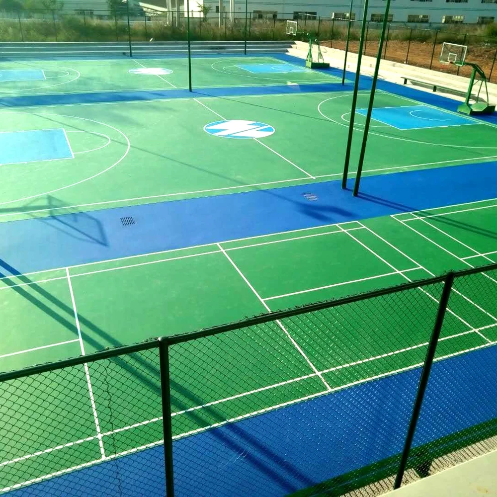 High-Performance Silicone PU Court Coating for Basketball Tennis Multi-Sport Facilities