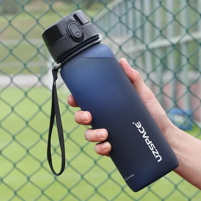 800ml UZPACE Drinking Bottle,Fast Flow Swing Top Sports Flask ideal for Running, Cycling, Hiking | BPA Free Plastic  bottle