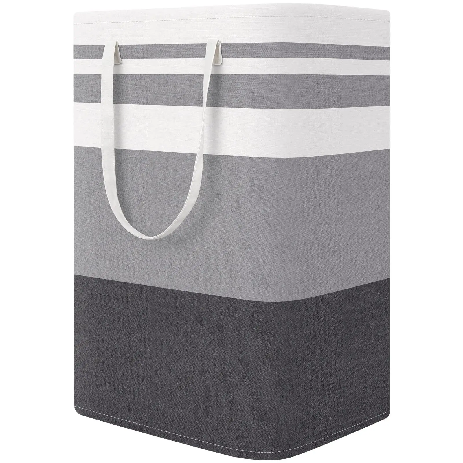 Custom Cotton Cloth Folding Laundry Hamper Storage Baskets Organizer Waterproof Collapsible Canvas Laundry Basket