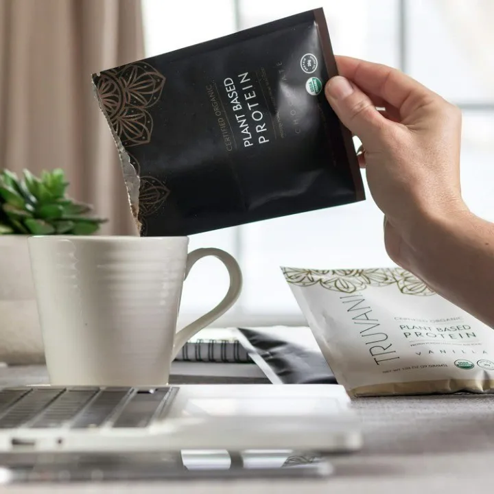 Plant Based Protein Powder, Vanilla,  Vegan, Non-GMO, Gluten-Free, Dairy-Free, Soy-Free - No Artificial Sweeteners