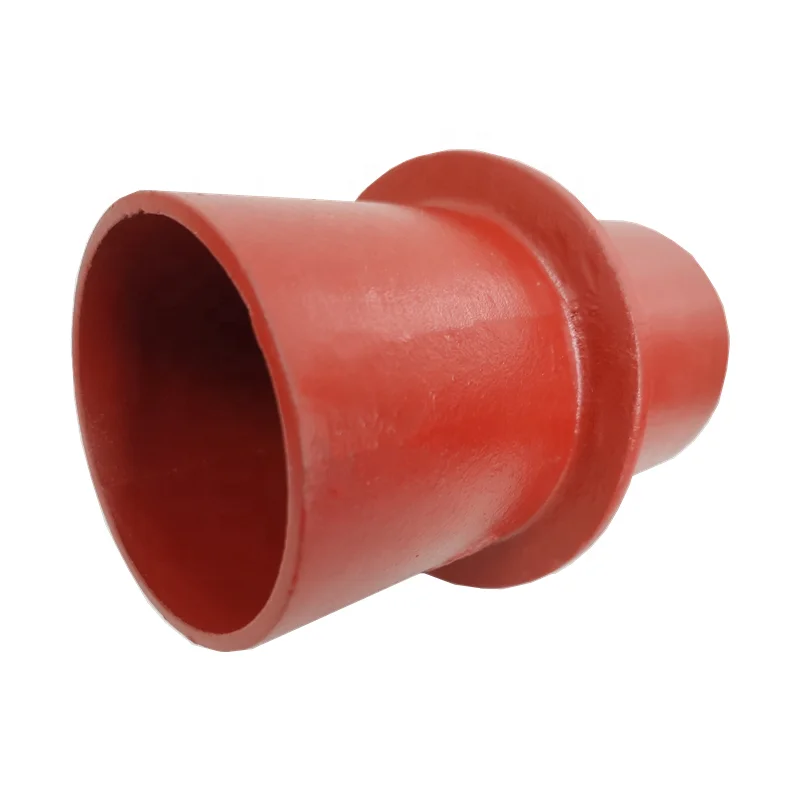 SML EN877 hubless cast iron fittings down pipe support with epoxy coated pipeline components