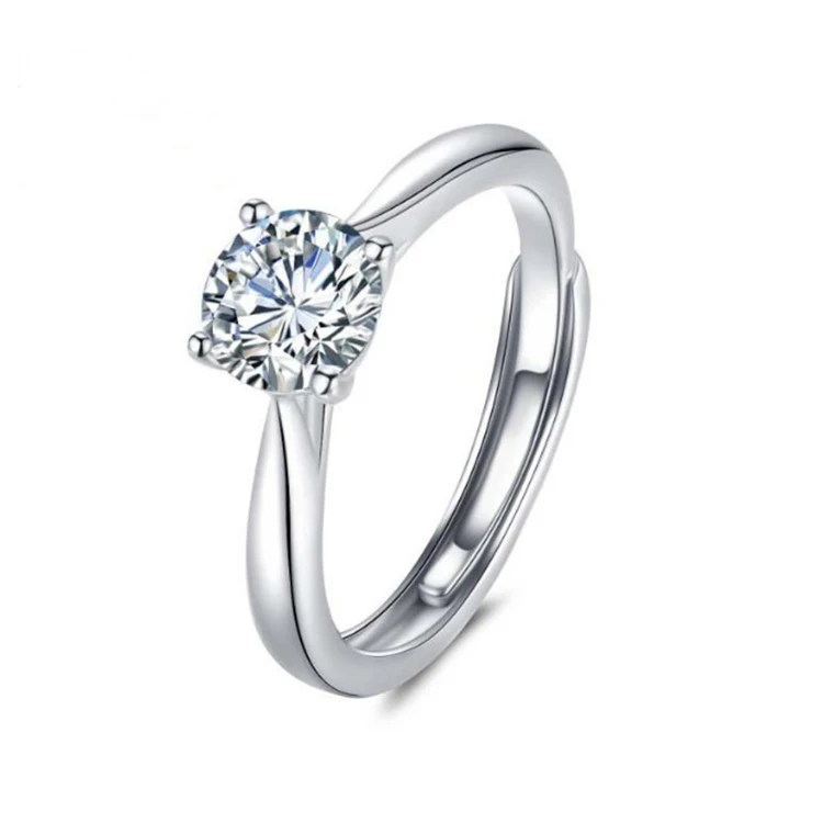 Diamond 18K Gold 0.70 carat diamond ring Laboratory grown diamond  1025 CVD bare