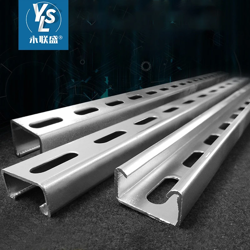 Китай, самая популярная оцинкованная антисейсмическая стойка, канал, канал, оцинкованный стальной канал