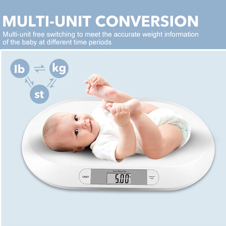 Household 20kg full ABS design digital electronic baby weighing scale