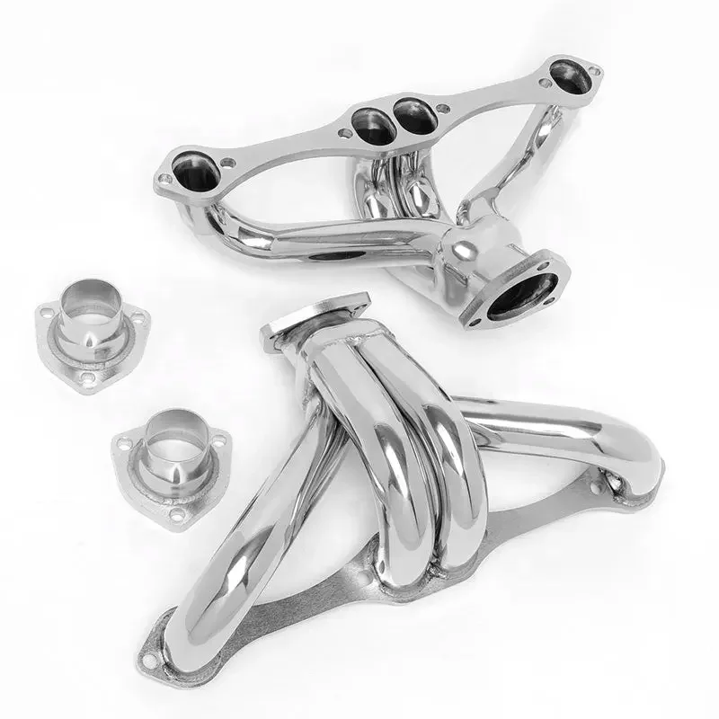 Exhaust Header For Chevy/GMC Small Block Hugger SBC V8 305 327 350 400 Engine