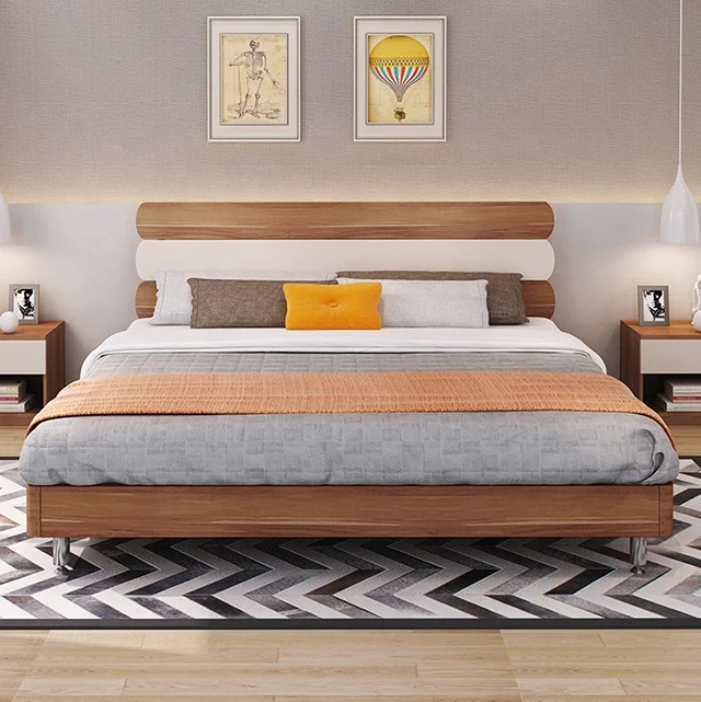 Hotel Bed Room Production Elegant Sets Bedroom Furniture Modern Stylish Customized Wood Packing Color Design Weight Material GUA
