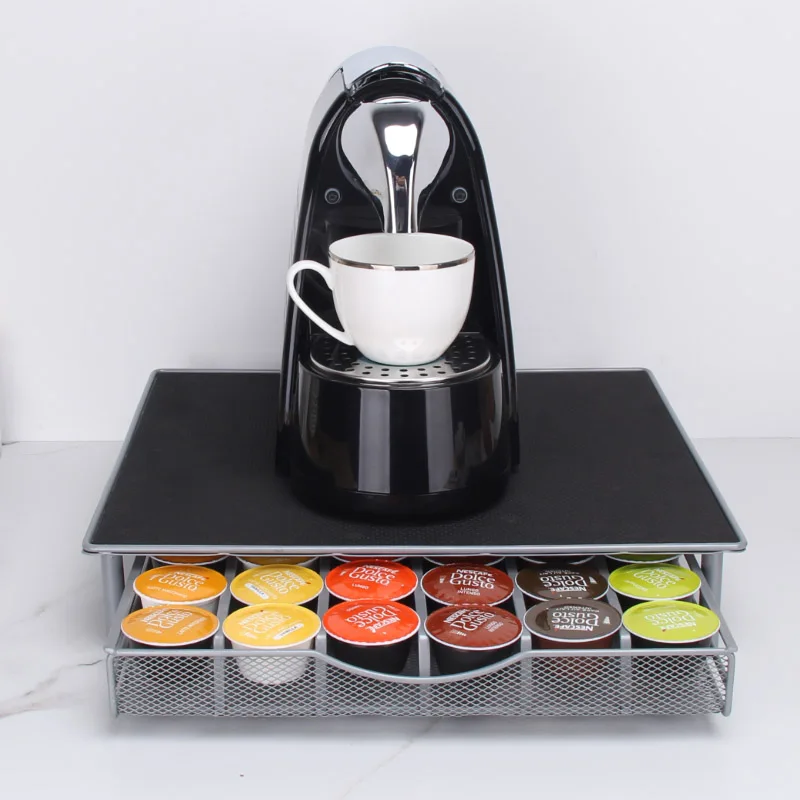 Wholesale Kitchen Standing Type 36pcs Dolce Gusto Coffee Pod Storage Drawer