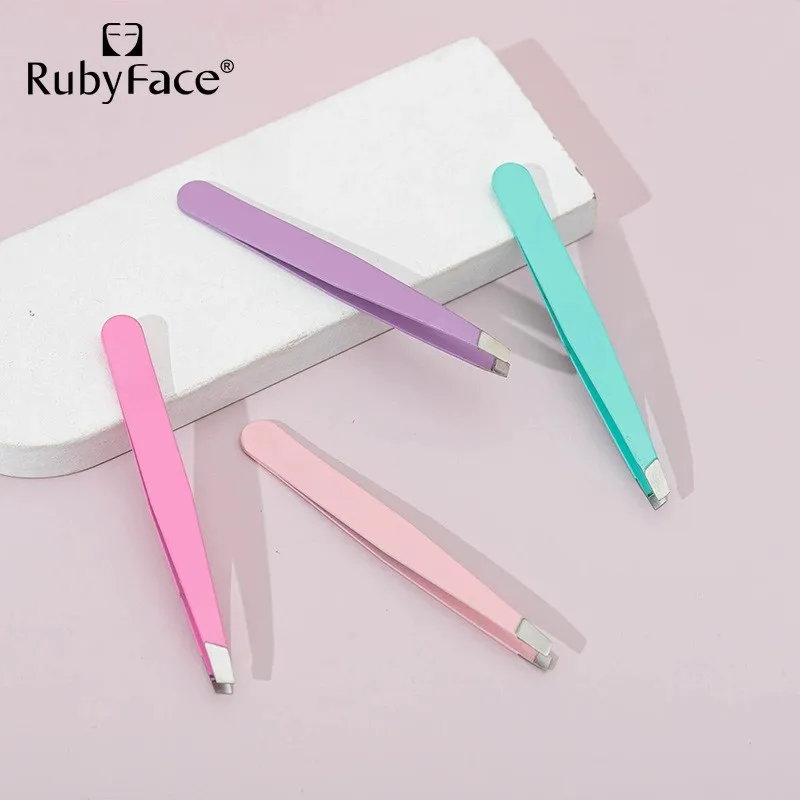 Professional Manufacturer Eyebrow Trimming Beauty Tool Colorful Eyebrow Clip And Eyebrow Tweezers For Women