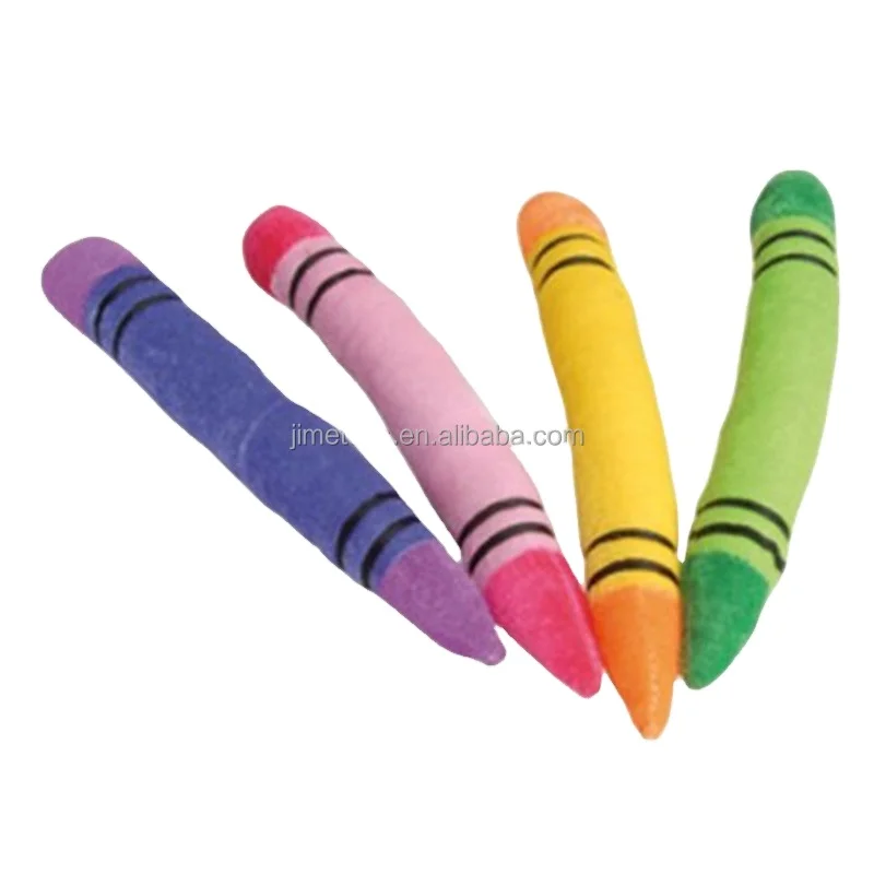 JM9088  Geeme Custom Neon Crayons Plush Toy Promotional Gift