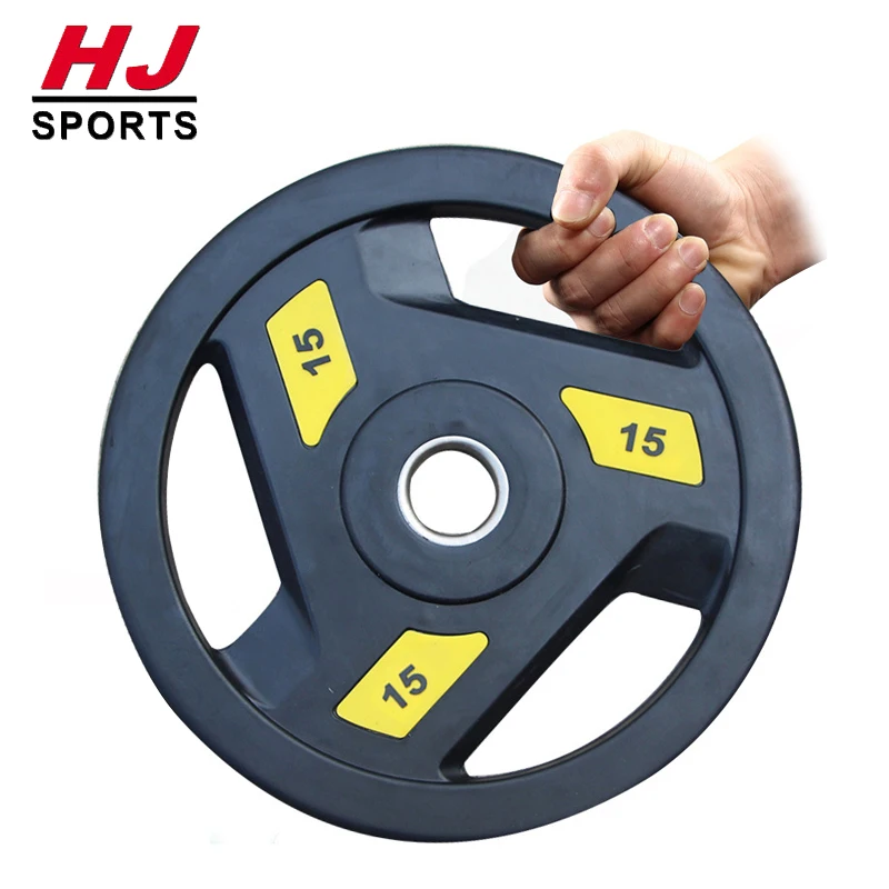 Hotsale Free Weights Gym Equipment Black Rubber Olymp Weight Plates Fitness Accessories Weight Lifting Barbell Discs