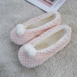 Sock with Non Non-slip Foot Warmers Sock Slippers Solid Soft Low Knit Ballerina Slipper