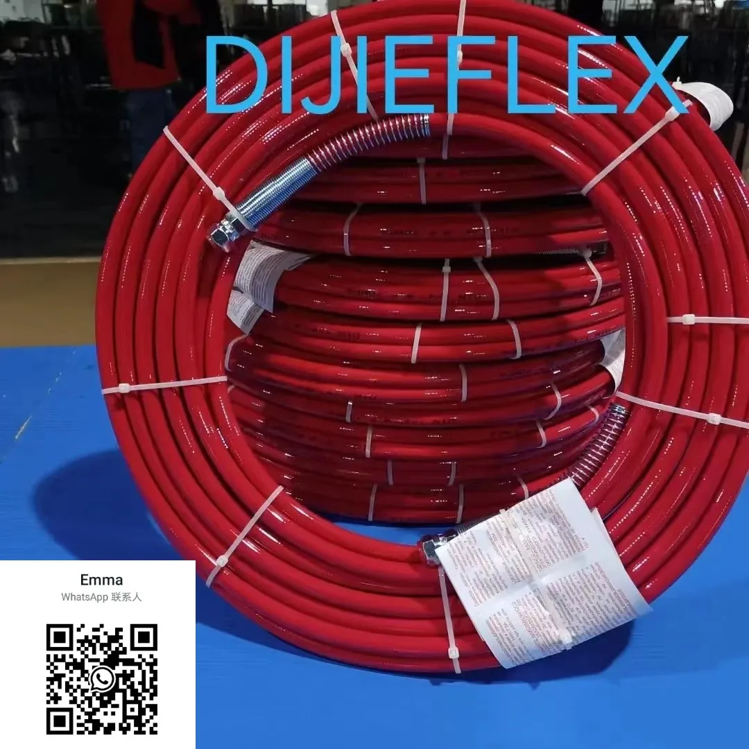 Flexible Steel Braided Hose Wire Braided Hydraulic Airless Paint Sprayer Hose