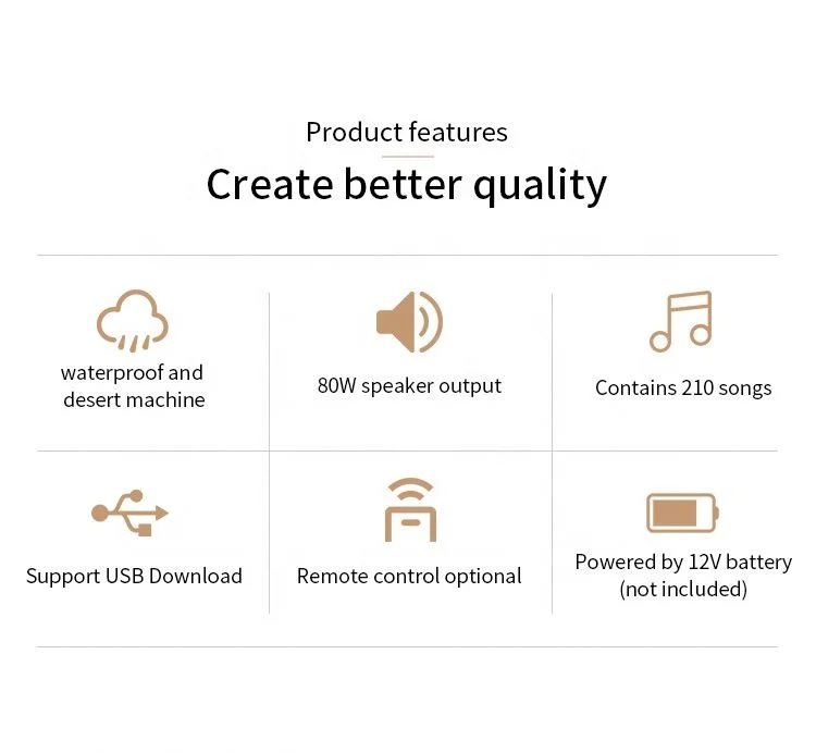 HIgh Quality Factory Wholesale Waterproof Bird caller for Hunting Bird Sound Machine Bird Device with Different Sounds