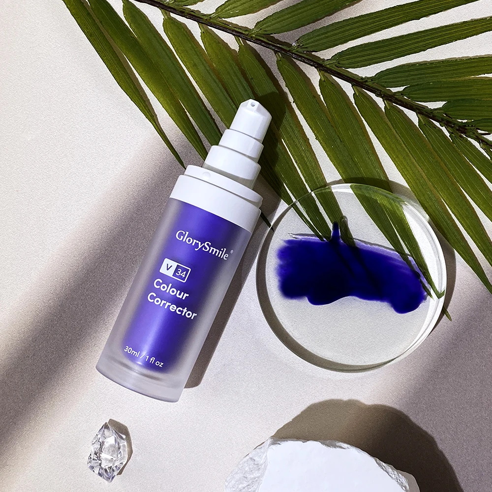 Private Label Professional Purple Toothpaste Dental Bright Effectively Whiten Teeth Whitening V34 Colour Corrector