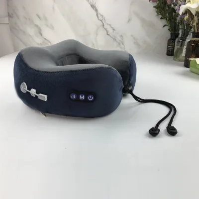 Новая U-образная массажная подушка, массажер для плеч и шеи, массаж шейных позвонков, защита для шеи автомобиля 82