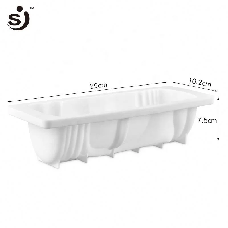 Hot Sale 3D Pillow Shape Silicone Reusable Rectangle Silicon Mousse Chiffon Cake Mold