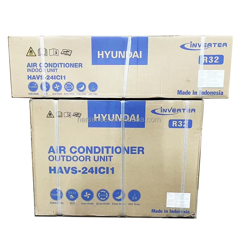 HYUNDAI Air Conditioners home appliances Wall Mounted Mini AC aircon Split Inverter R32 220v 24000btu Climatiseur Cooler