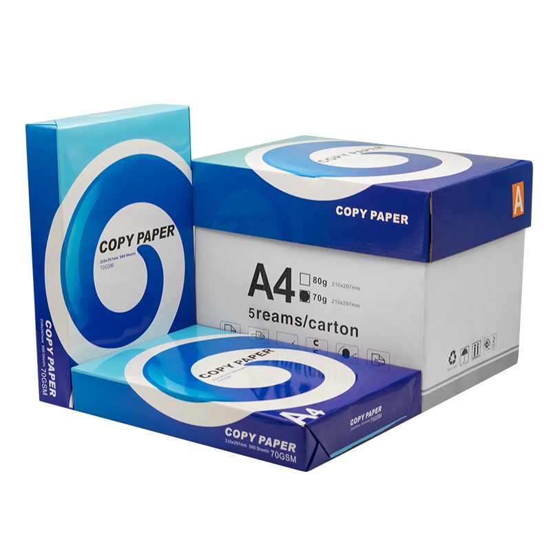 Factory directly sale For A4 Paper Copy A4 High Quality A4 Paper Copy Paper 70gsm 80gsm For Office Work