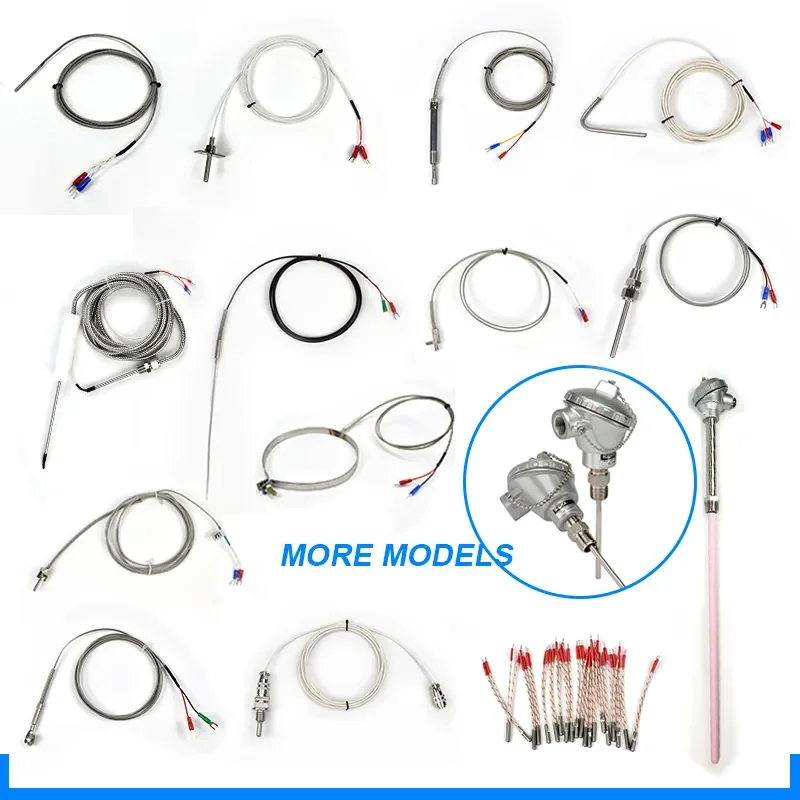 BRIGHT Pt100 Temperature Sensor Rtd Sensor Thermocouple Bare Wire Armored Assembly Thermocouple Head