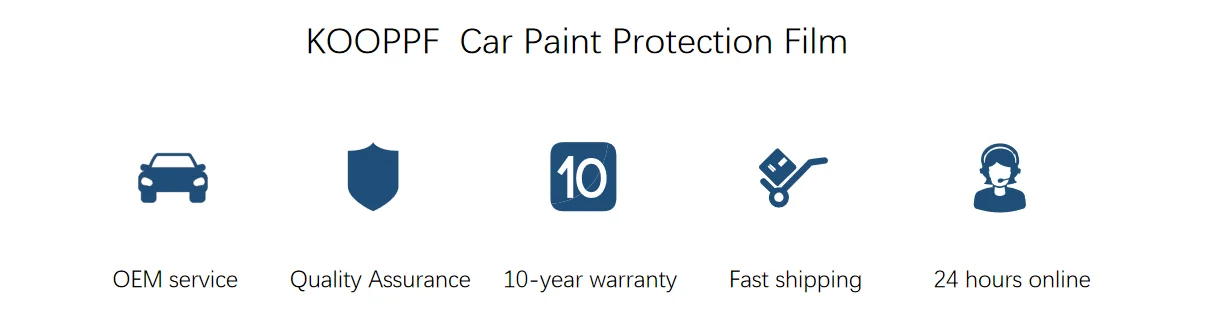 Koofilm DYNASTY-L Film  7.5 Mil Self Healing Car Paint Protection Film Not Yellowing TPU PPF