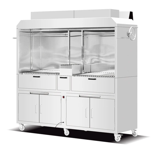 Outdoor Large Argentine Grill Barbecue BBQ Stainless Steel Argentinian